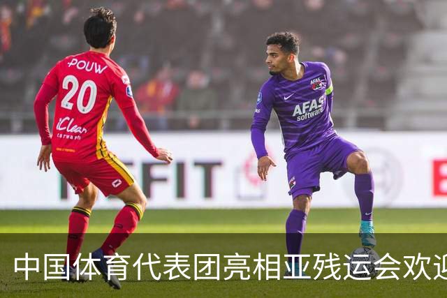 中国体育代表团亮相亚残运会欢迎仪式